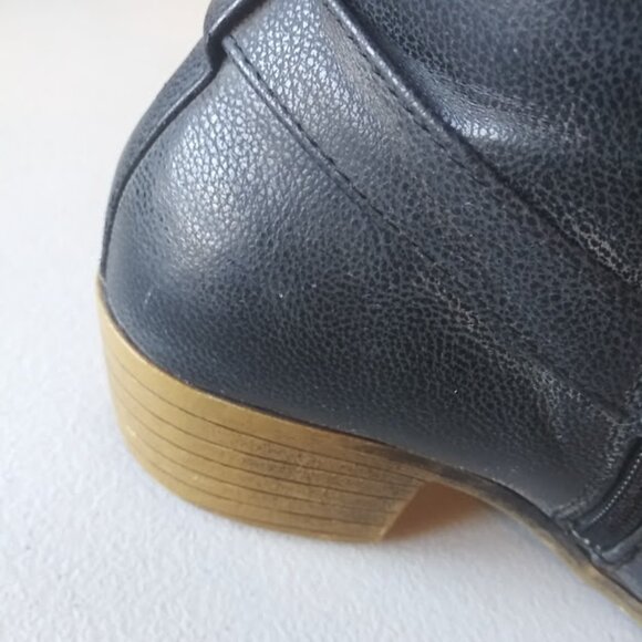 Jessica Cline women's size 7.5W black and brown ankle boot - Picture 11 of 14